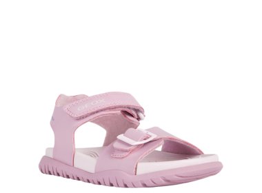 Lekkie piankowe sandałki Geox Water Friendly J Sandal Fusbetto G. A Pink / Lilac
