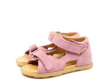 Mrugała różowe sandałki dziecięce FLO Barefoot Flamingo