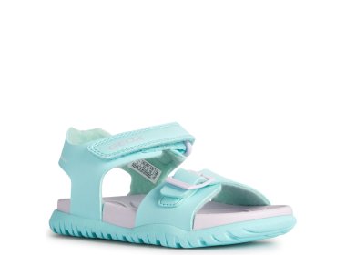 Lekkie piankowe sandałki Geox Water Friendly J Sandal Fusbetto G. A Watersea / Lilac