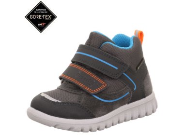 Superfit ocieplane dziecięce buty sportowe Sport7 Mini Grau / Turkis