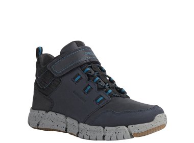 Geox ocieplane i nieprzemakalne sneakersy J Flexyper B.B ABX A Navy / Petrol