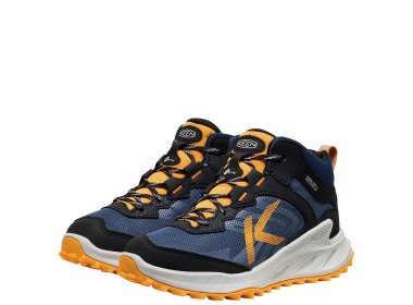 KEEN Buty Trekingowe Zionic Mid WP Naval Academy / Bright Marigold