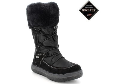 Czarne kozaki zimowe PRIMIGI z membraną GoreTex