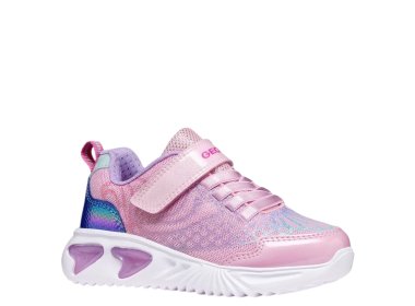 GEOX Sneakersy ze światełkami J ASSISTER Pink / Lilac