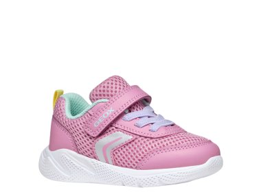 Geox Sneakersy buty sportowe dla dziewczynki J Sprintye G. D Pink / Watersea