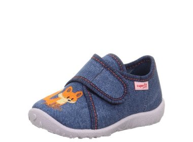Superfit miękkie kapcie SPOTTY Blau z liskiem