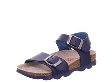SUPERFIT Sandały FUSSBETTPANTOFFEL Blau 1-000129-8000