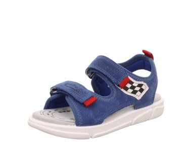 Lekkie chłopięce sandały Superfit Pixie Blau / Rot