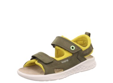 SUPERFIT lekkie sandały Lagoon Midi Grun / Gelb