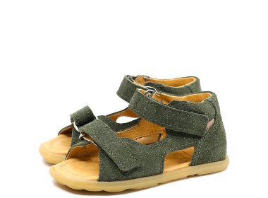 Mrugała niebieskie sandałki dziecięce FLO Barefoot Oliwka