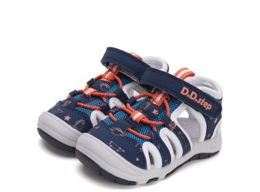DD Step lekkie sandałki sportowe w kosmiczne konstelacje