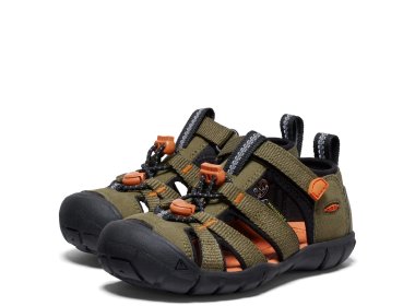 Sandały KEEN Seacamp II Dark Olive / Gold Flame