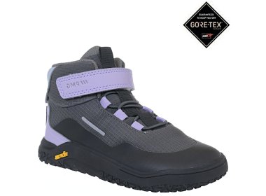PRIMIGI lekkie i elastyczne grafitowe buty barefoot z membraną GoreTex