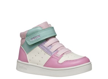 GEOX buty dla dzieci B Eclyper A White / DK Pink
