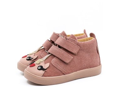 Mrugała skórzane dziecięce buty SUZIE Pony Rosa