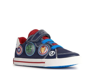 Geox Trampki Avengers J Kilwi B. B Navy / Red 
