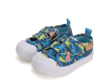 DD Step przewiewne trampki Barefoot w dinozaury