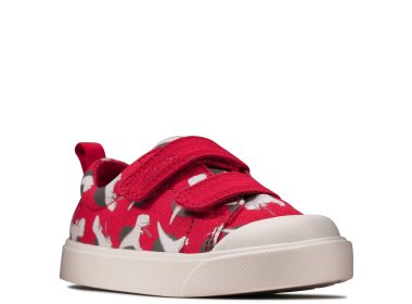 ClarksTrampki City Bright Red Interest