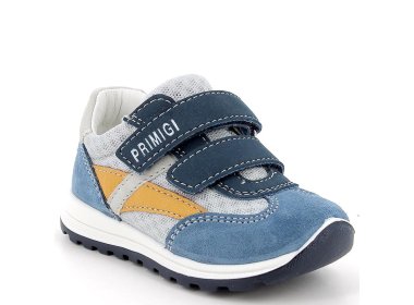 Buty PRIMIGI szaro-niebieskie sneakersy dla chłopca