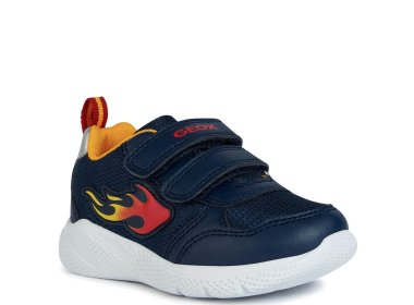 Geox Sneakersy dla chłopca B Sprintye B.C Navy / Yellow