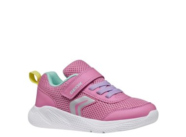 Geox Sneakersy buty sportowe J Sprintye G. B Pink / Watersea