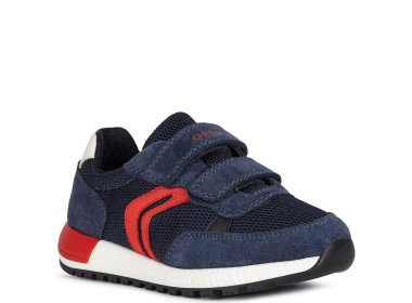 GEOX Sneakersy J ALBEN B. A Navy / Red
