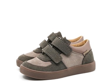 Mrugała skórzane buty sportowe MITO Grey