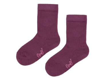 Emel śliwkowe skarpetki merino Emel ESK 100-57