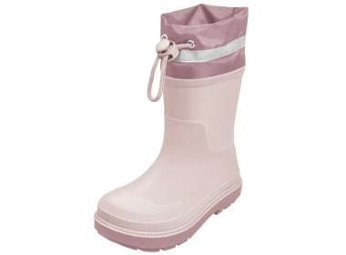Playshoes lekkie i elastyczne różowe kalosze ze ściągaczem