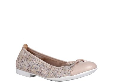 GEOX Baleriny J PLIE C Rose