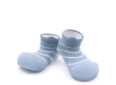 Buciki Attipas Bamboo See Through Bear Blue