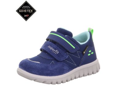 Superfit lekkie nieprzemakalne buty sportowe SPORT7 MINI Blau / Hellgrun