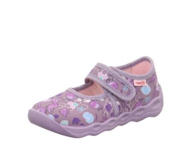 Lekkie dziewczęce kapcie Superfit Bubble Lila