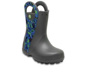 Handle It Graphic Boots Grey