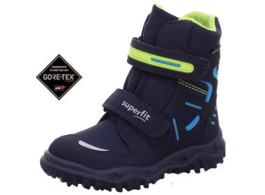 Superfit buty zimowe Husky2 Blau / Grun z membraną GoreTex