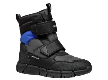 GEOX Buty zimowe J Flexyper B.B ABX C DK Grey / Royal